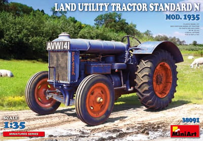 MiniArt Modelbouwpakket Landbouwvoertuigen - 38091 Land Utility Tractor Standaard Fordson N - Landbouwvoertuig Plastic - 1:35 - Modelbouw