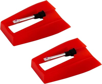 Set van 2 Vervangende Naalden voor Platenspeler - Saffier en Diamant Stylus voor Vinyl Platen