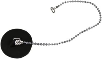 Afvoerstop - Gootsteen - 1+1 gratis - 39+44mm - met rvs ketting 25 cm