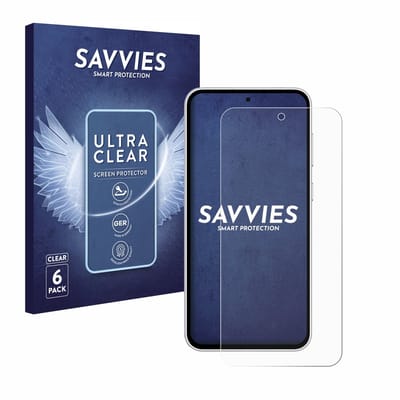 Savvies - Screenprotector voor Samsung Galaxy S23 FE - Folie Beschermfolie transparant 6 Stuks