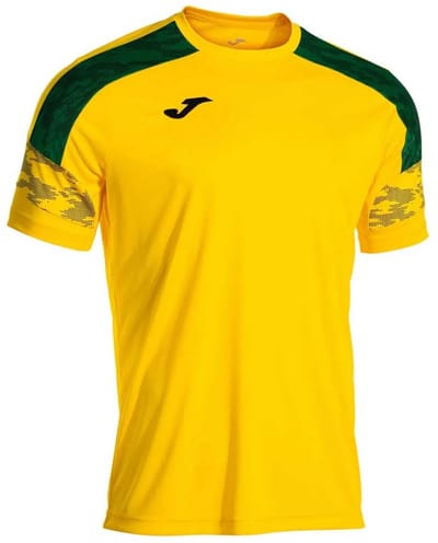 Joma Championship Viii T-shirt Met Korte Mouwen Geel S Man