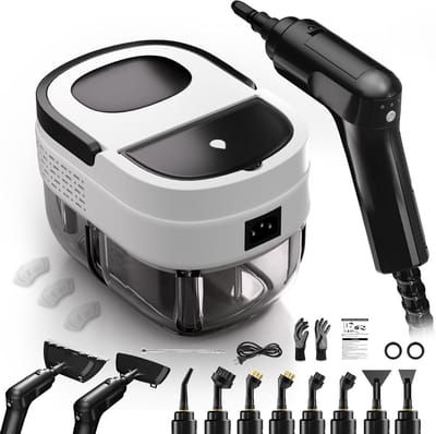 Stoomreiniger - Stoomapparaat - Huishoudelijk Reinigen - 2-in-1 Ontwerp - 1600 ml Tank - Wit