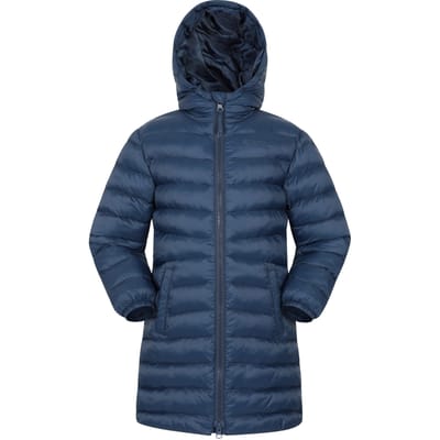 Mountain Warehouse Kinder/Kinder Florence Longline gewatteerd jack (Marine)