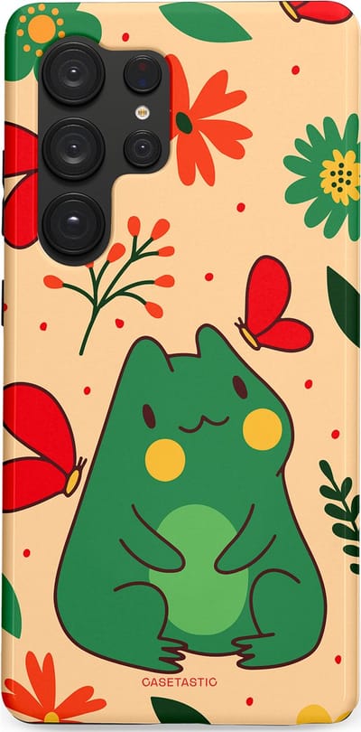 Casetastic Hoesje Geschikt voor Samsung S25 Ultra - Stijlvolle Beschermende Duo-layer Case - Kikkerkus
