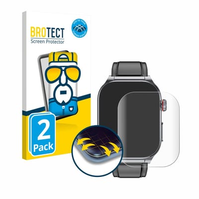 BROTECT - Screenprotector voor Kardena Care Pro 5 Modern - Folie Beschermfolie transparant volledig dekking - 2 Stuks