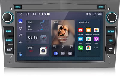 Hexinex Quad-Core autoradio Geschikt voor Opel Astra Corsa Meriva Zafira - Draadloos CarPlay, Android Auto, multimediaspeler, 2GB+64GB, grijs