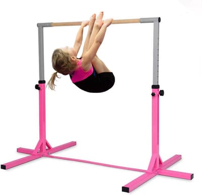 Core® Duikelrek - Rekstok - Turnrek - in hoogte verstelbaar - Roze - 200cm x 136cm x 150cm