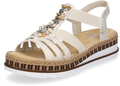 Rieker -Dames - beige - sandalen - maat 41