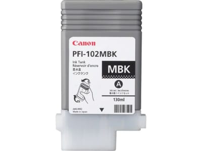 Canon Inktcartridge PFI-102MBK Origineel Enkel Matzwart 0894B001