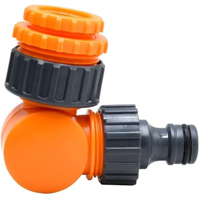 Waterleiding Anti-Knoop Snelkoppeling, Huishoudelijke Kraan Nippel Snelkoppeling, 4/6 Universeel Klik-Op Verbindingsstuk Gereedschap oranje