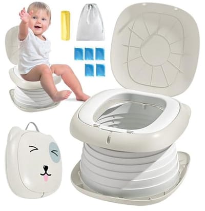 Opvouwbare Toiletbril voor Kinderen - Compact en Draagbaar, Perfect voor Reizen en Camping