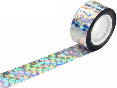 Effectieve Vogelafschrikking Reflecterende Tape 2.2 cm x 50 m voor Bescherming van Tuinen, Huizen en Planten