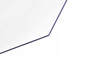 Polycarbonaat Plaat - Kunststof Plaat - Afscherming Maken - Hoge Slagvastheid - 1000 x 500 x 6 mm - Transparant