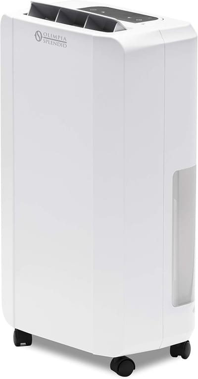 Luchtontvochtiger - Vochtvreter - Binnenklimaat Verbeteren - Compact Slim Design - 14 Liter Dag - Wit