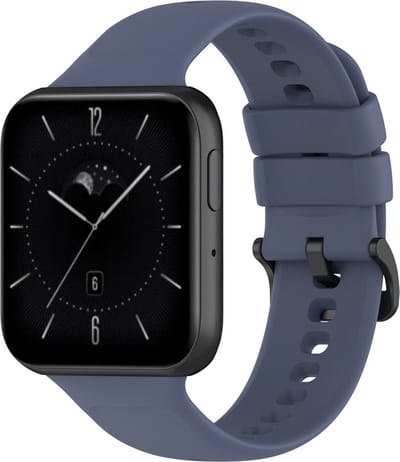 Siliconen bandje - geschikt voor OPPO Watch 3 - steenblauw