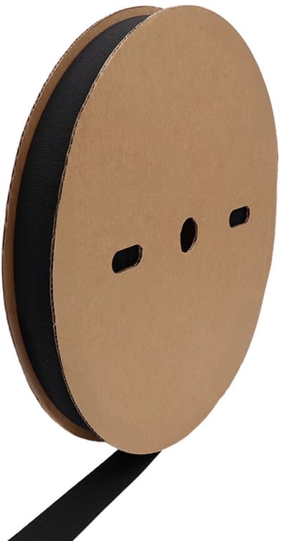 PRO-TIE® - Krimpkous Gevlochten / Beschermkous 10-5 mm Krimpverhouding 2:1 Zwart UV bestendig (Rol 50 meter) - PRO-TIE