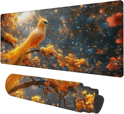 Grote Bureauonderlegger - Muismat XXL - Comfortabel Werken - Extra Dik - 150x80 cm - Bloemenpatroon