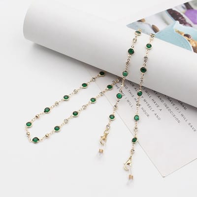 Brillenkoord Dames (2 Stuks) - Luxe Brillenketting voor Zonnebril - Modieuze Eyewear Strap - 70 cm- Stijl 4