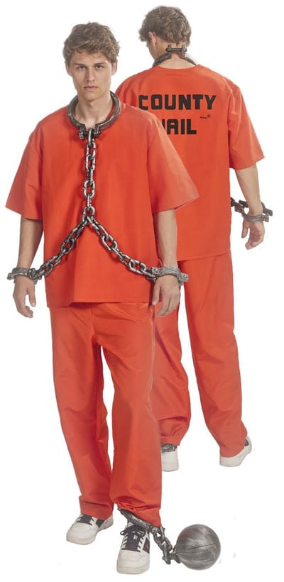 County Jail kostuum Heren Oranje - Maat 54