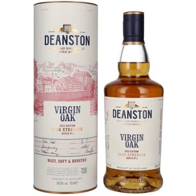 Deanston Whisky Deanston VIRGIN OAK Highland Single Malt Cask Strength Batch No. 1 Edition 2023 58,5% Vol. 0,7l in geschenkverpakking