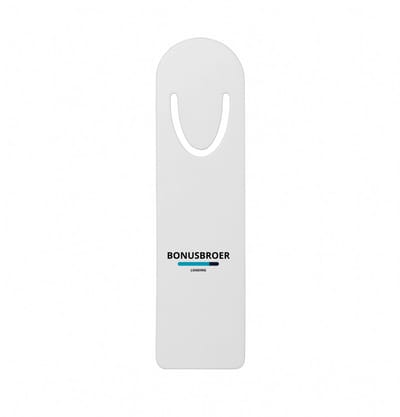 Hacebo® - bonusbroer loading metalen boekenlegger - Broer - ochtendkoffie laden - verjaardagscadeau - verjaardag - cadeau - cadeautje voor broer - broer artikelen - kado - geschenk - gift Bladwijzer boekenleggers - 12.7 cm x 3.2cm