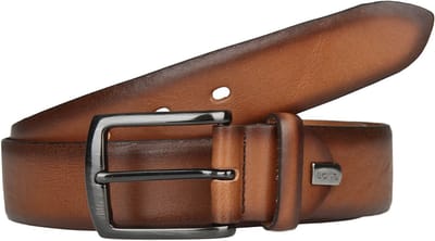 LLOYD Leren Riem Belt W80 Cognac Bruine