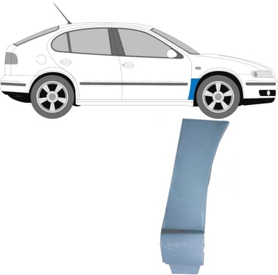 Reparatiepaneel voorspatbord voor Seat Toledo II 1999-2004 / Rechts