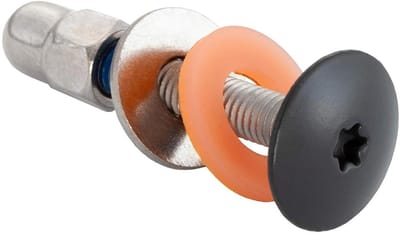 Balkonschroeven RVS - Montageset HPL Platen - Balkonbekleding Bevestigen - Corrosiebestendig Zelfborgend - M5 x 20mm - Antraciet RAL 7016