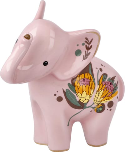 Goebel - Elephant | Decoratief beeld / figuur Wanjala | Porselein - 15cm - olifant
