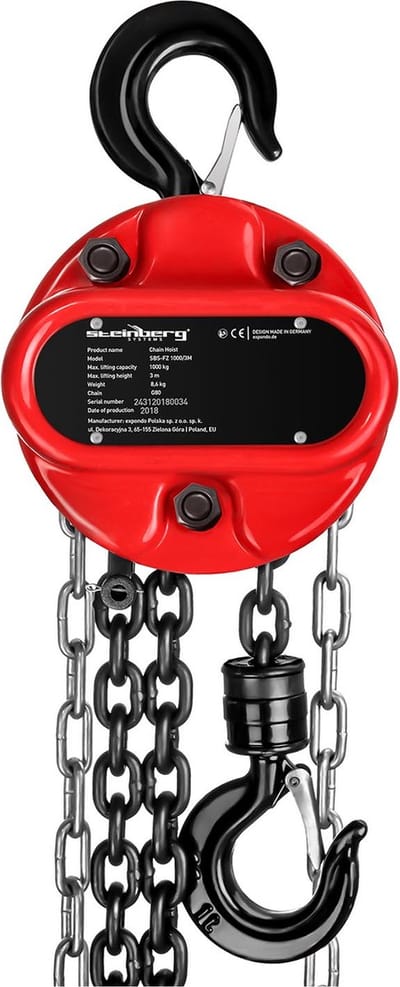 Kettingtakel - 1.000 kg - 3 m - Steinberg Systems