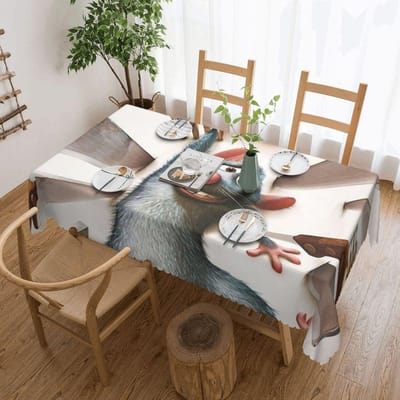 Remy Ratatouille Pak Aangepaste Rechthoekige Tafelkleed Waterdichte Tafelhoes voor Eetgelegenheden Tafelkleed 137x183cm