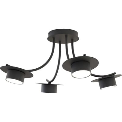 Plafondlamp met 4 lampen Emibig Lighting Enso