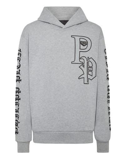 Sweatshirt Met Capuchon Gothic Plein