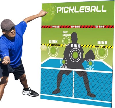 Pickleball Trainingshulp - Rebounder Oefenbord - Pickleball Trainen - Onmiddellijke Feedback - 72 x 85 cm