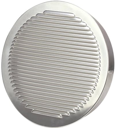 Ventilatierooster rond 80mm aluminium - EL-A-R80 ALU