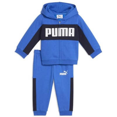 Puma Minicats Ess Block Trainingspak Blauw 12-18 Months Kinderen