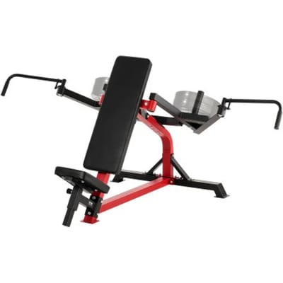 VEVOR Borst- en Achterdeltoïde Trainer (Incline), 204 kg dragende borstmachine, verstelbare fitnessbankset, thuisgymnastiekapparatuur voor krachttraining van het bovenlichaam