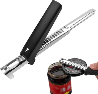Flesopener voor mensen met artritis, verstelbare flesopener, handmatige blikopener geschikt voor mensen met minder kracht in hun handen, geschikt voor restaurants, bars, ouderen en picknicks.