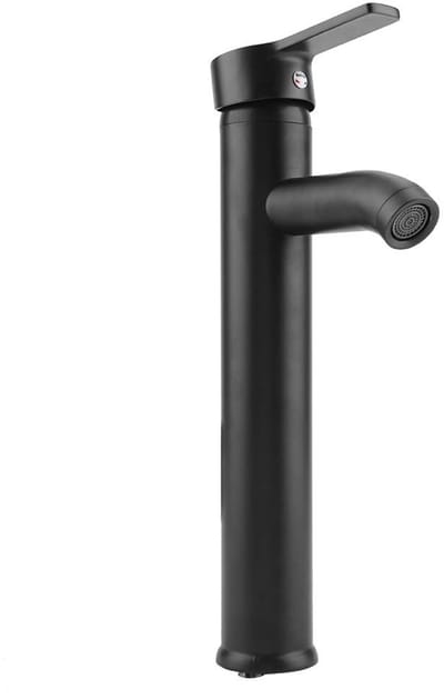 Allecto - Stainless Steel Basin Faucet - Modern Keukenkranen - Leidingwaterbestendig - Zwart - Environmenteel Vriendelijk - Perfect voor elke wasbak