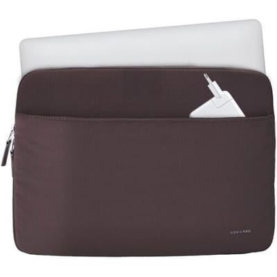 Coverzs Luxe Laptop Sleeve 13 inch Bordeaux - Waterafstotend - Extra Vak - Slanke Schokbestendige Laptophoes - Nylon