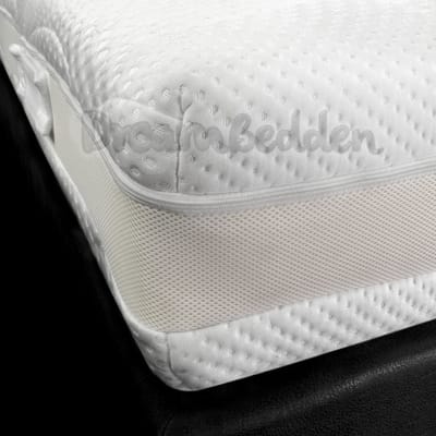 Orthopedisch Matras 90x200 Traagschuim Nasa Pocketvering tencel 500 veren m2 7-zones ca.24 cm