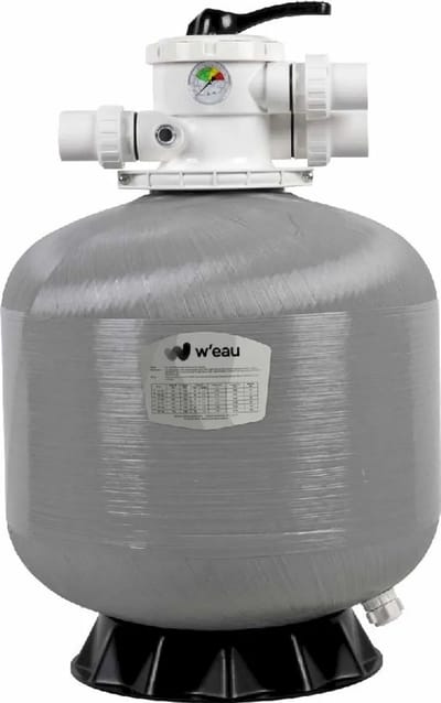 V-350 glasvezelversterkt topmount zandfilter 4m³ - W'eau