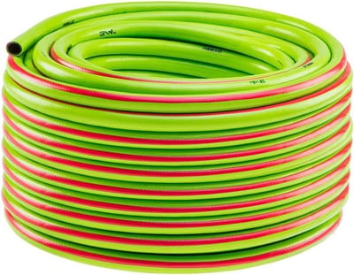 Professionele Tuinslang - Flexibele Waterslang - Tuin Besproeien - UV-Bestendig Anti-Algen - 50 Meter Lang - Groen Roze