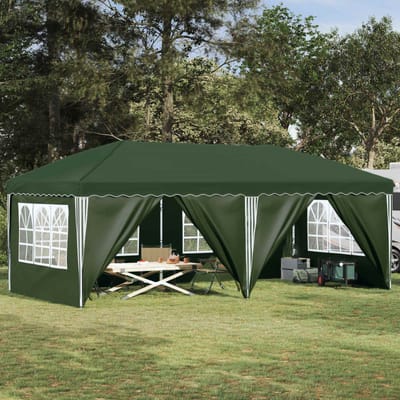 vidaXL - Pop-up - Feesttent - 575 - x - 288 - x - 245 - cm - Groen
