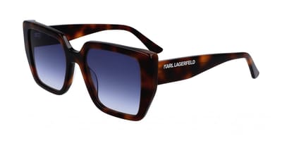 Karl Lagerfeld KL6036S N TORTOISE/BLUE SHADED 52/19/140 Damenbrillen Zonnebrillen
