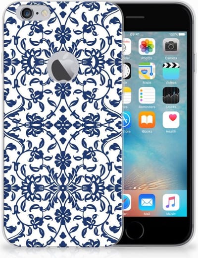 Apple iPhone 6 Plus | 6s Plus TPU Case Flower Blue