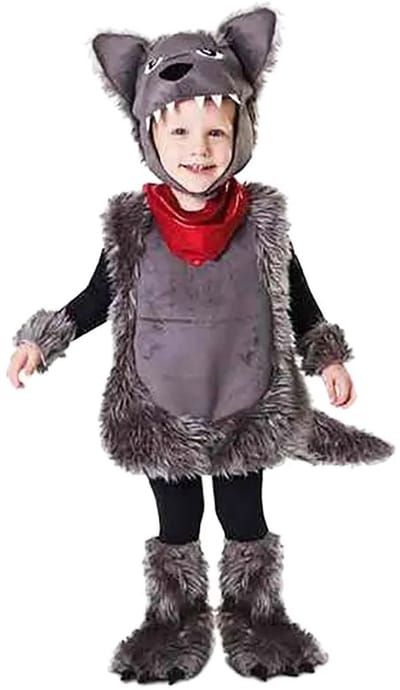 Kleine Wolf Kostuum Kind Seff - 3-4 Jaar