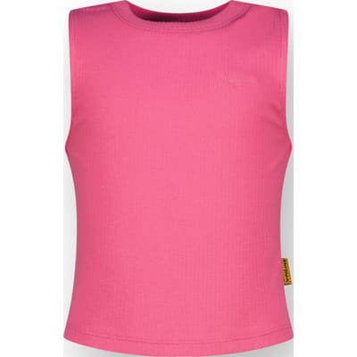 Vingino Girls Basic-crop Rib Top Top Sangria Sunset Size: 14 | Outlet | Unisex | Roze