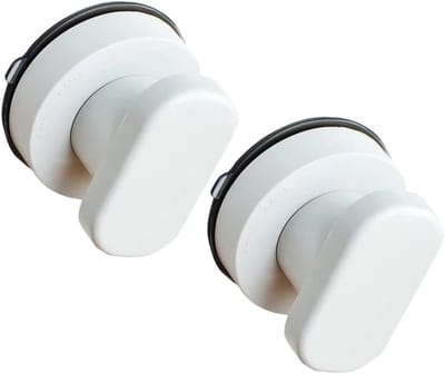 Badkamer Handgrepen - Veiligheidsbeugel - Extra Stabiliteit - Sterke Zuignap - 2 Stuks - Wit