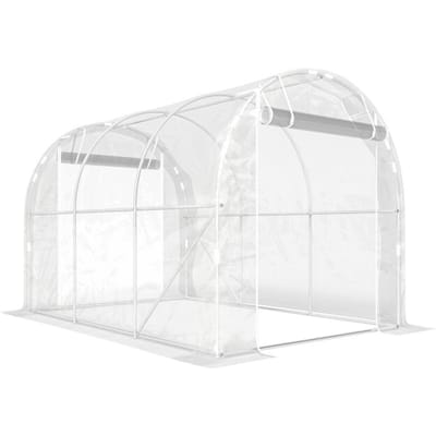 4goodz Foliekas 3x2x2 m tunnel inloopkas kweektent 6 ramen - Transparant